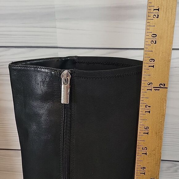 White House Black Market Coralie Knee High Boots - Black Womens Size 9m - Picture 7 of 15
